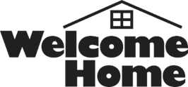 Logo for Welcome Home, home loan product.